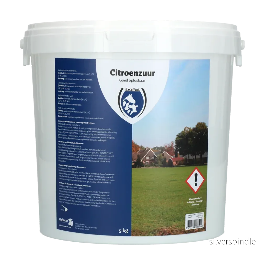 Utmärkt citronsyra 99,5% 5 kg Utmärkt citronsyra 99,5% 5 kg