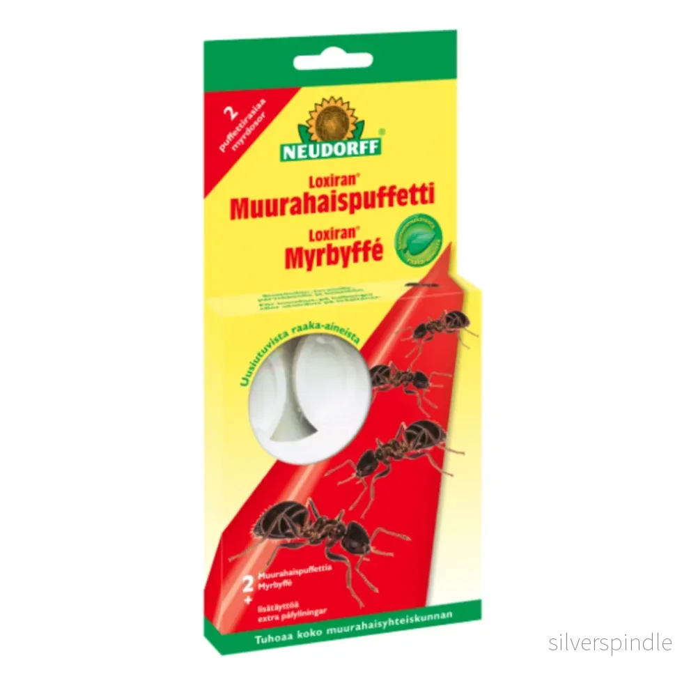 Muurahaispuffetti Loxiran, 2kpl, Neudorff