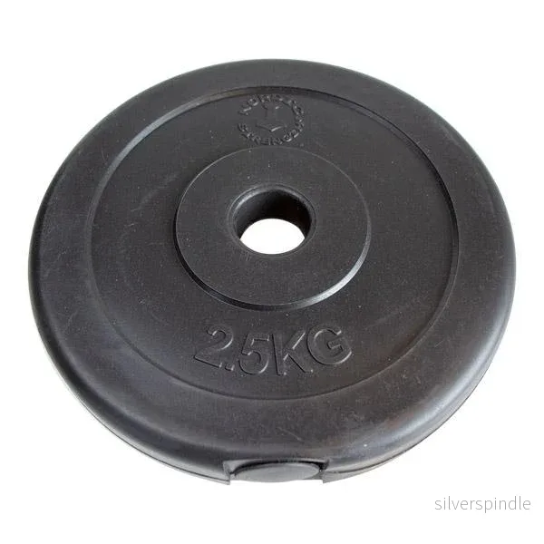 Viktskiva i hård plast 2,5 kg (30 mm) - Bild 2