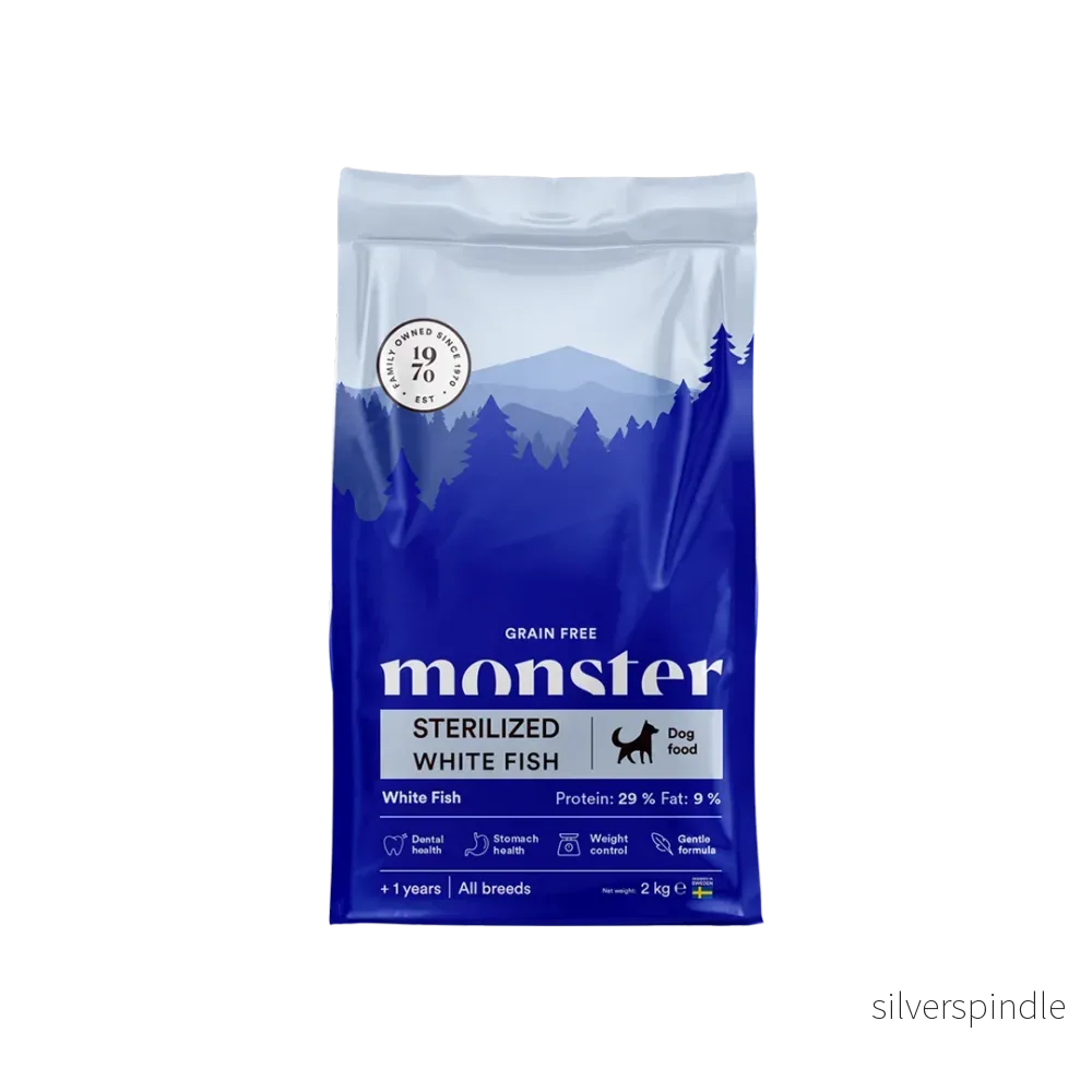 Monster Hund Grain Free Sterilized White Fish 12 kg