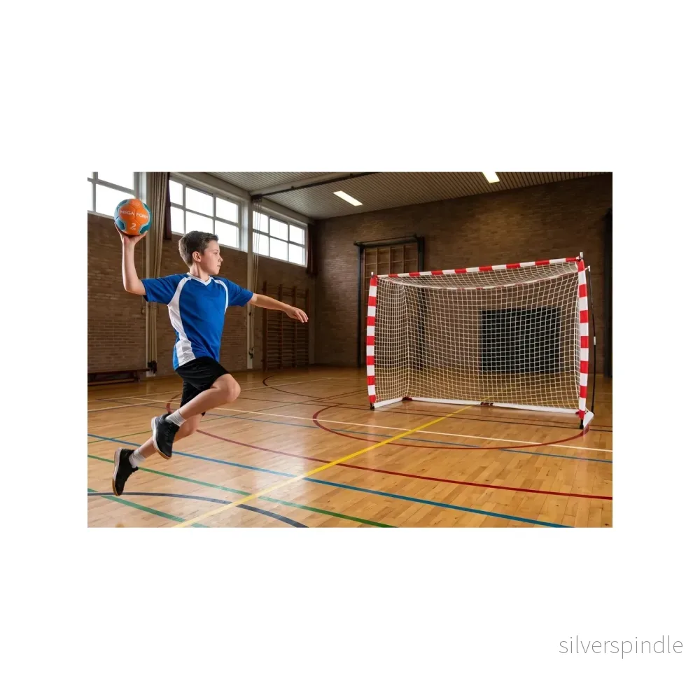 Portabelt Minihandbollsmål 240 × 170 cm – Hopfällbart med Nät - Bild 2