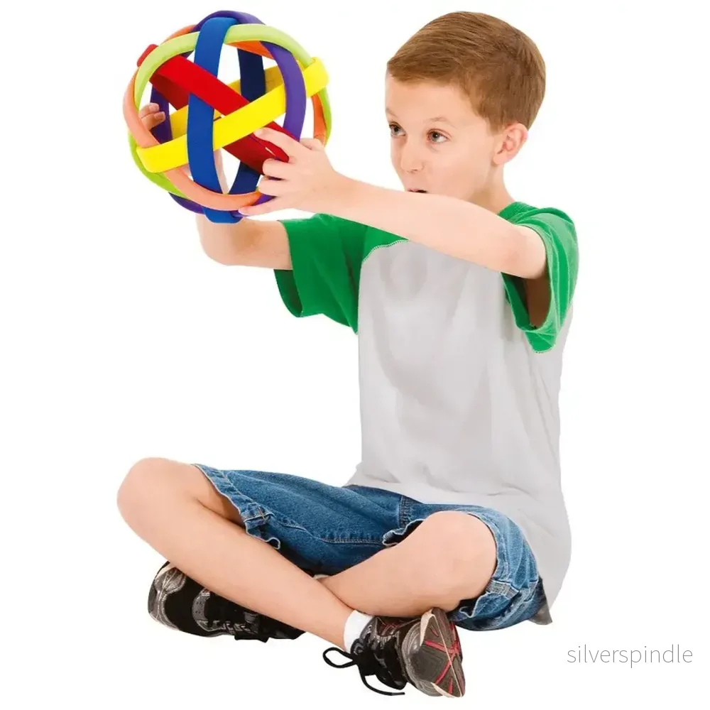 Tumble Ball 18 cm – gripboll och motorikboll - Bild 2