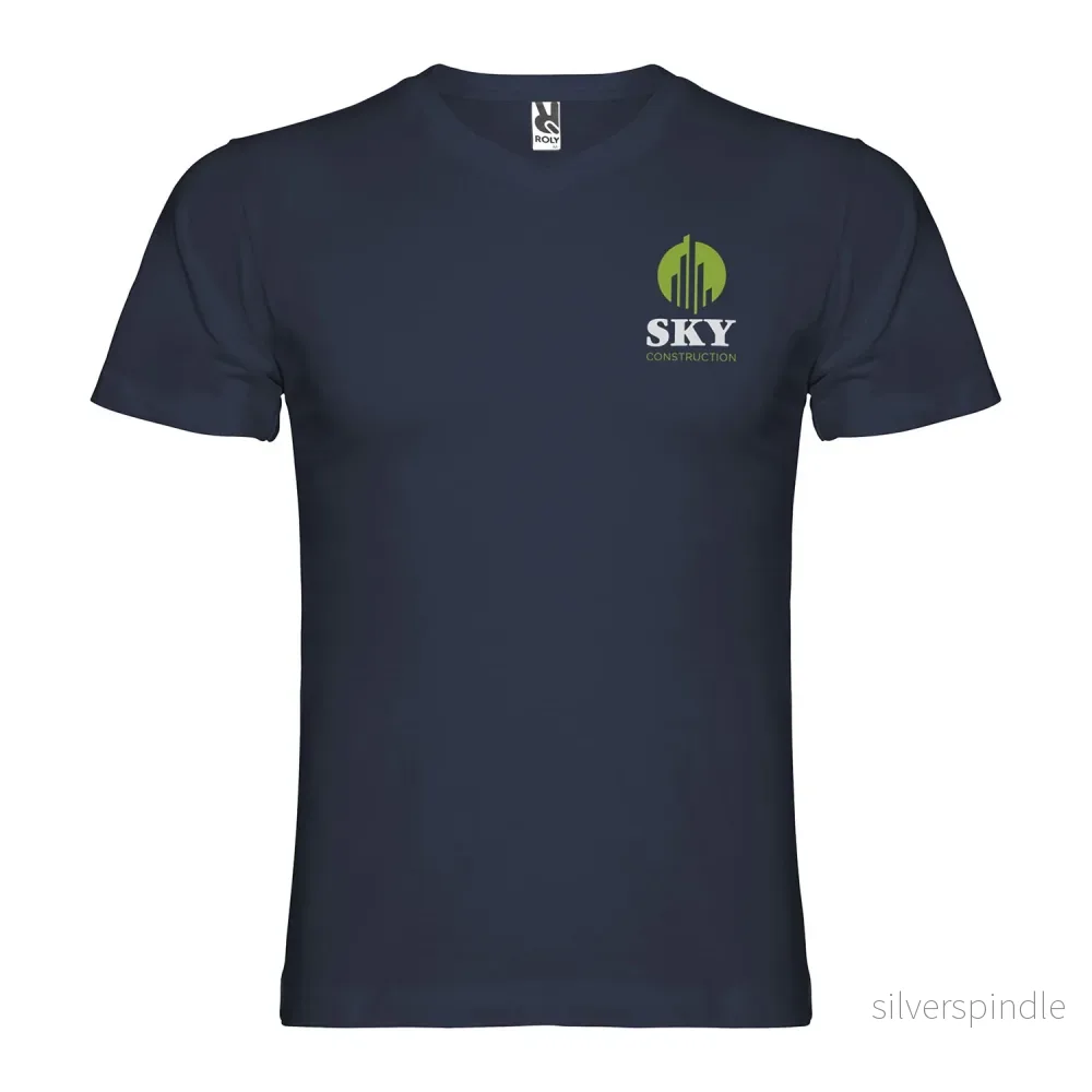 Samoyedo kortärmad v-ringad T-shirt för herr Samoyedo kortärmad v-ringad T-shirt för herr