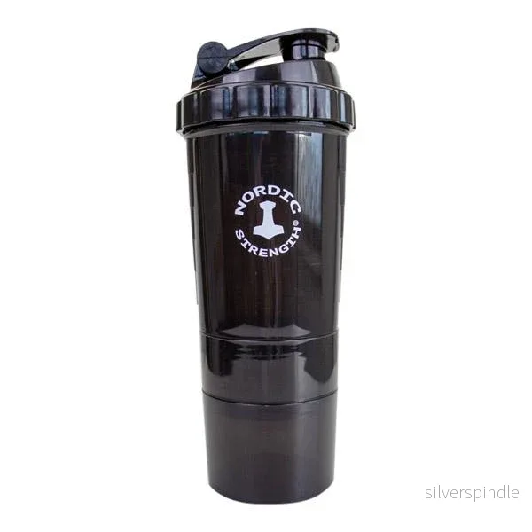 NS Shaker PRO - med extra portionsfack till protein och piller - Bild 2