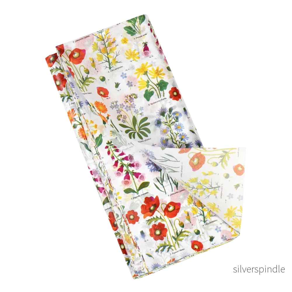 Silkespapper blommotiv | 10-ark | 50 x 70 cm - Bild 2