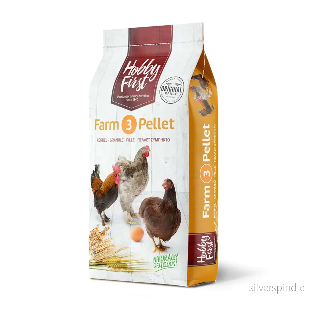 HOBBY FIRST FARM 3 PELLET HÖNSFODER 20kg HOBBY FIRST FARM 3 PELLET HÖNSFODER 20kg