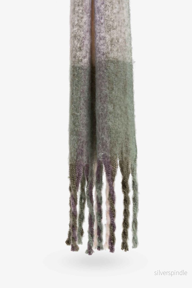 SCARF WITH BRAIDED FRINGES KYOTO - Bild 2
