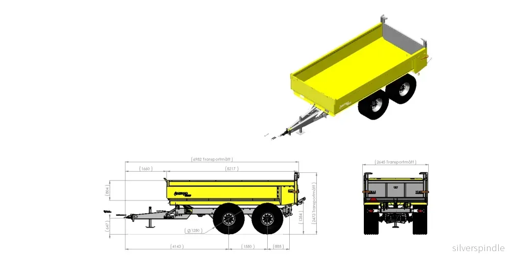 MD5.2 Schakt 6.1 L5200 H800 B2550 10kbm 560/60x22,5 - Bild 2