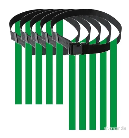 Flaggfotboll Tjuva Svans – Extra Tag Belts med kardborre, 5- eller 10-pack - Bild 2