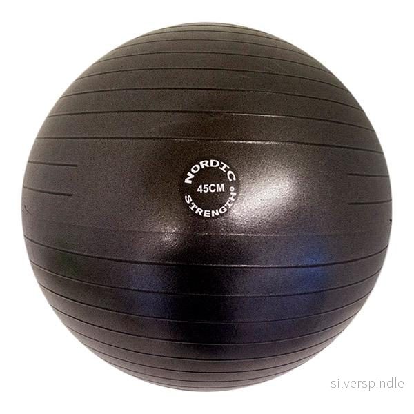 Träningsboll 45cm (Black Edition) - Nordic Strength