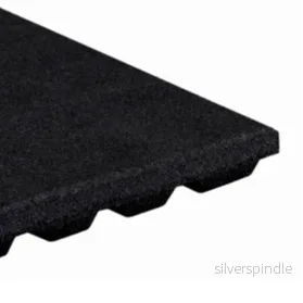Fallskyddsmatta SBR svart