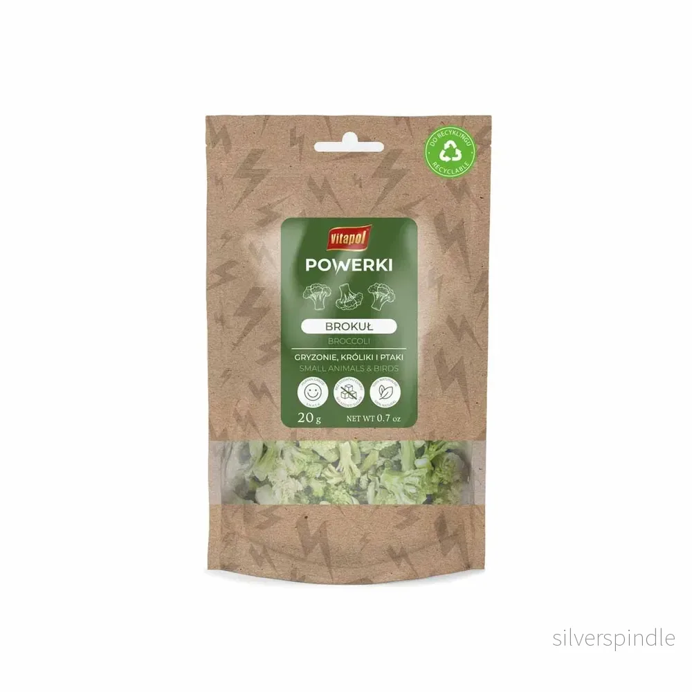 Powerki Freeze-dried Broccoli 20g Powerki Freeze-dried Broccoli 20g