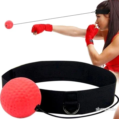 Reflexboll för boxning (med 3 bollar) - Bild 2