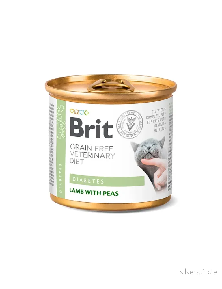 Brit GF Vet Diet Cat Cans Diabetes 200 g