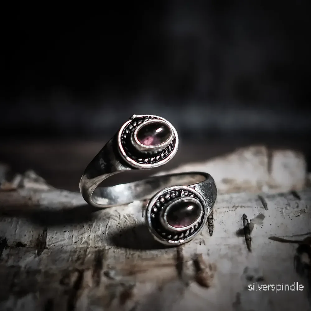 Spiralring med Ametister - Bild 2