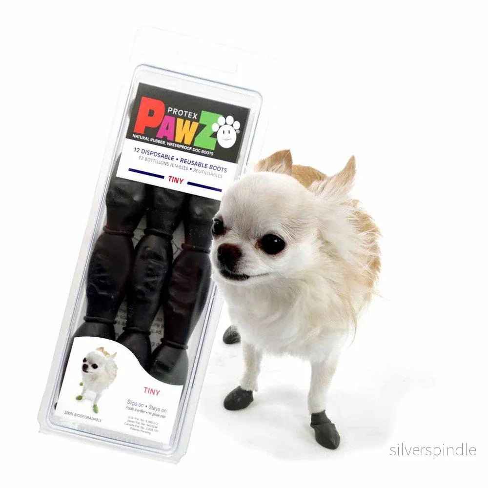 Pawz Dog Boots Black 12-pack - Bild 3