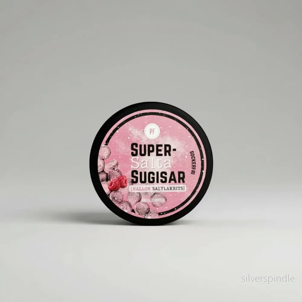 Pastillfabriken Super Salta Sugisar Hallon/Lakrits 35g