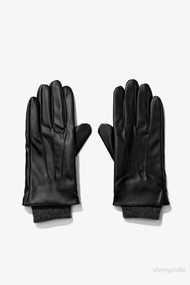 ELEGANT BLACK MEN’S GLOVES GORDAN
