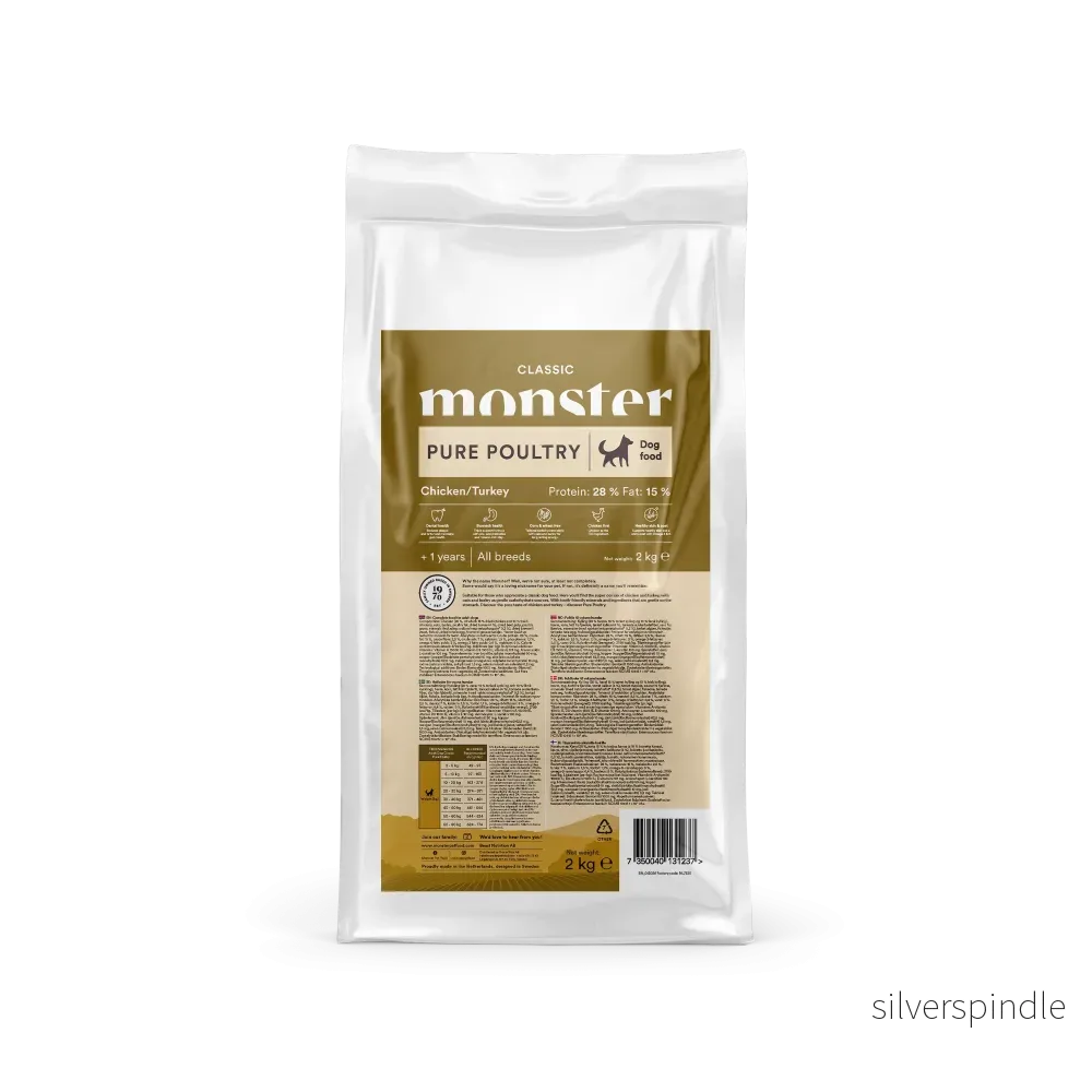 Monster Hund Classic Pure Poultry 2 kg
