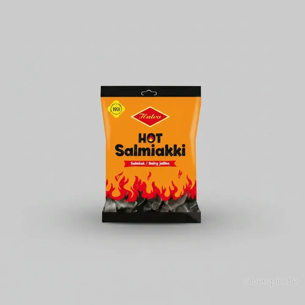 Halva Hot Salmiakki 160g Halva Hot Salmiakki 160g
