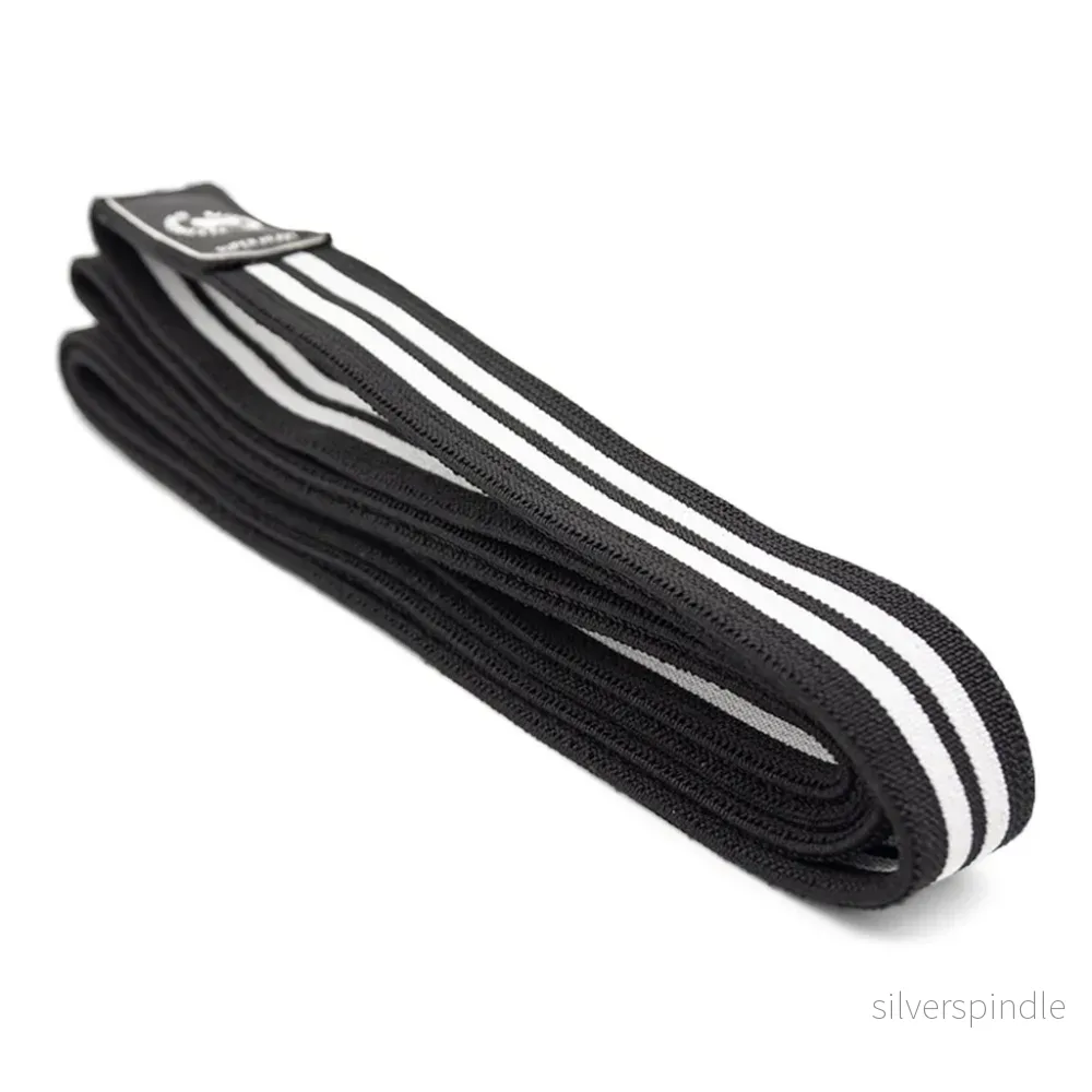 Strength band i bomull/elastan – Extra hård & svart (20-31 kg) Strength band i bomull/elastan – Extra hård & svart (20-31 kg)