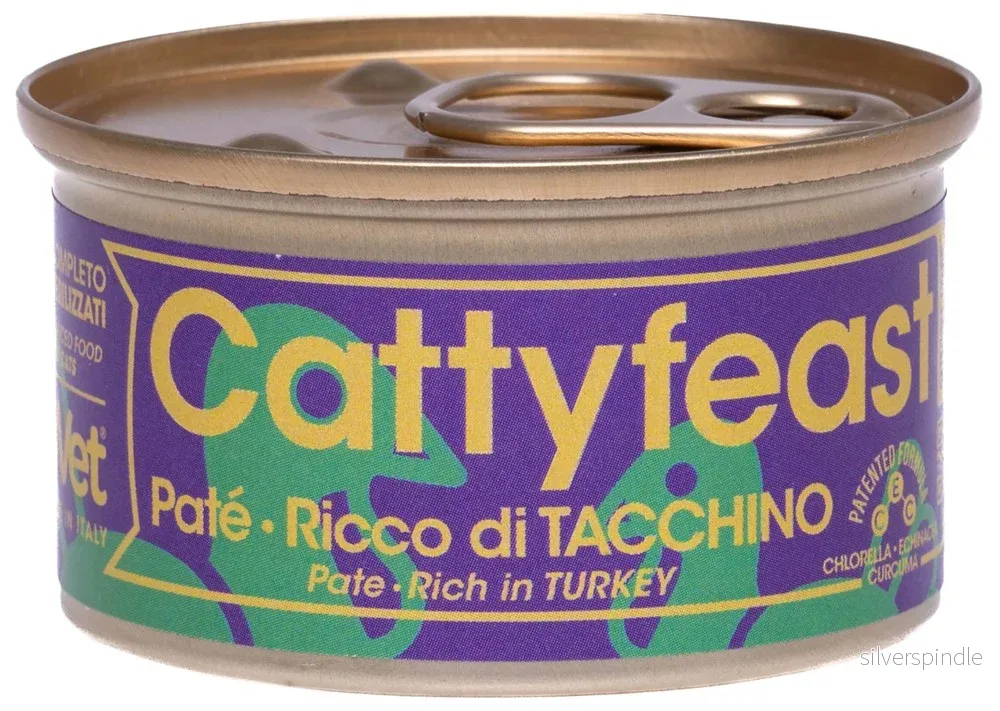 Fidovet CattyFeast Sterilised, paté, turkey, 85 g