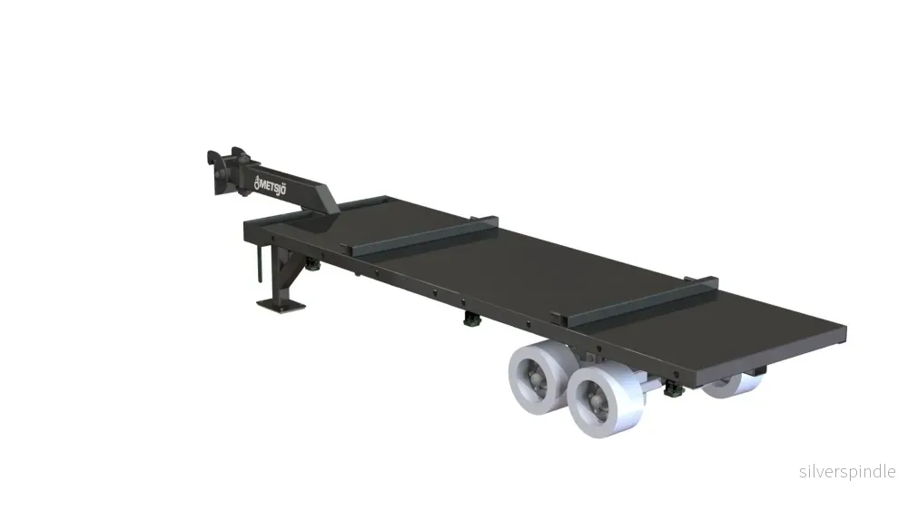 Material vagn massiva hjul - Bild 3