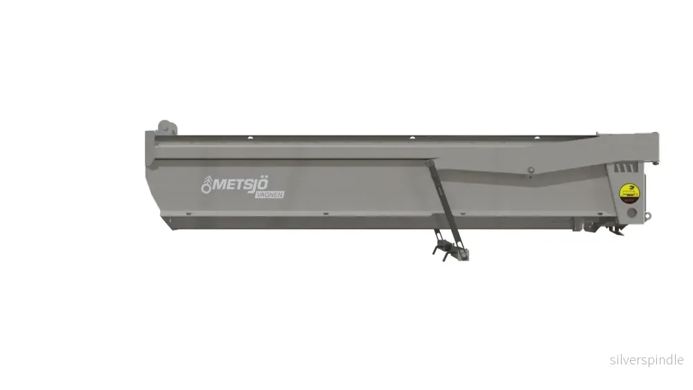Schaktflak MetaE autoläm L4165 H600 B2550 6,1kbm GRÅ - Bild 2