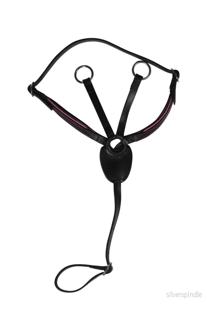 Martingal Manchester Hobby Horsing svart/rosa