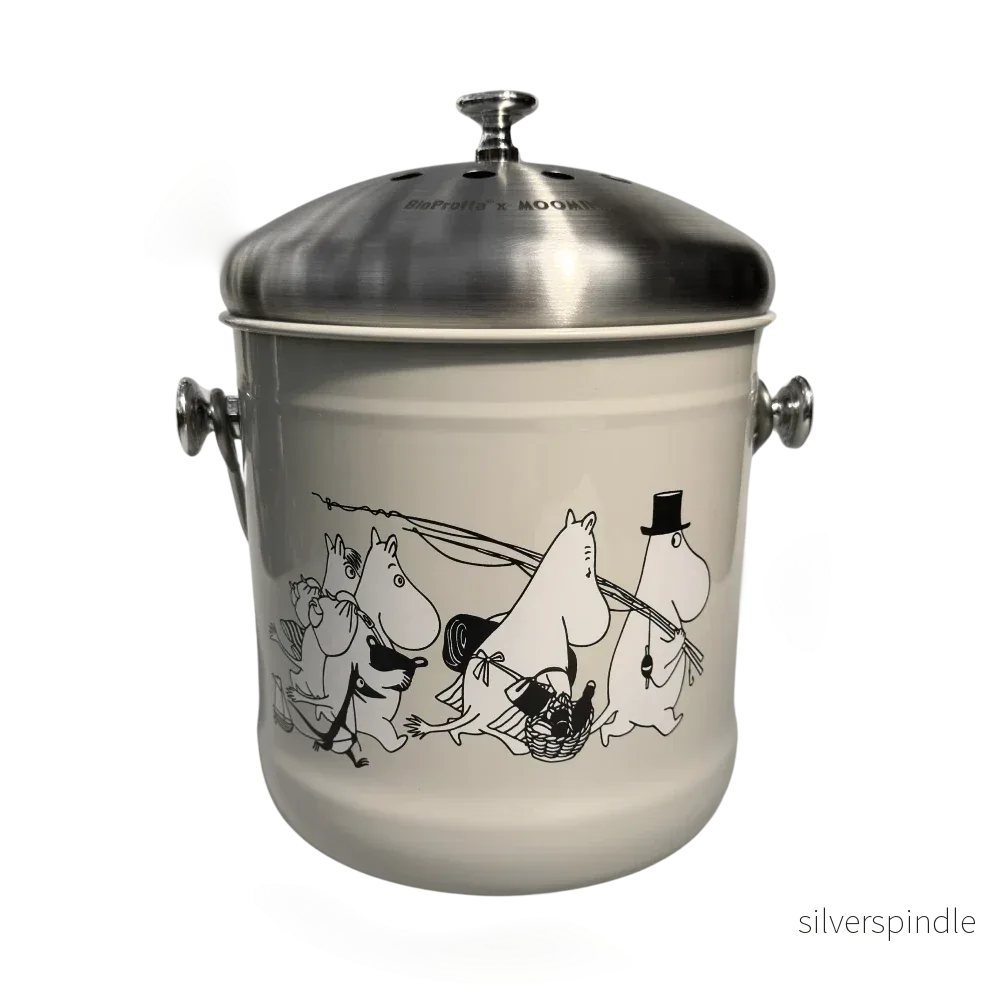 BioProffa X Moomin WASTE2LIFE ”Beach Life” Biojäteastia 4 L, hiekka