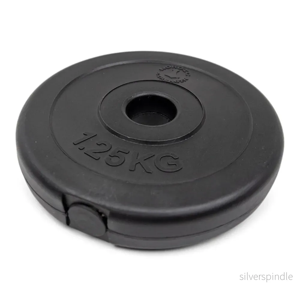 Viktskiva i hård plast 1,25 kg (30 mm) - Bild 2