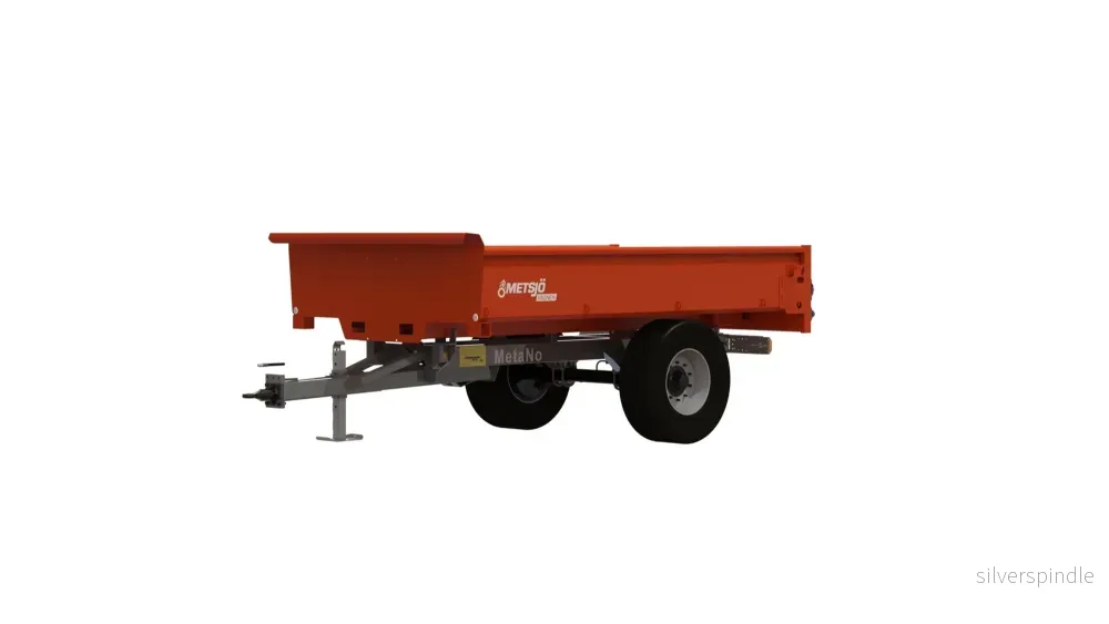 MetaNo Schakt 1 axel 3.5 L4165 H600 B2550 6,1kbm 385/65x22,5