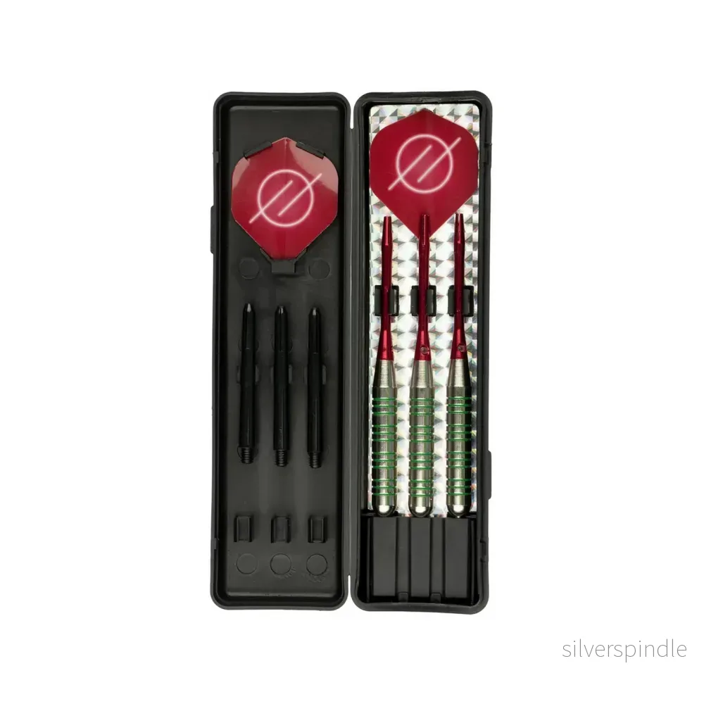 Dartpilar Nickel – 3-pack med stålspetsel - Bild 3