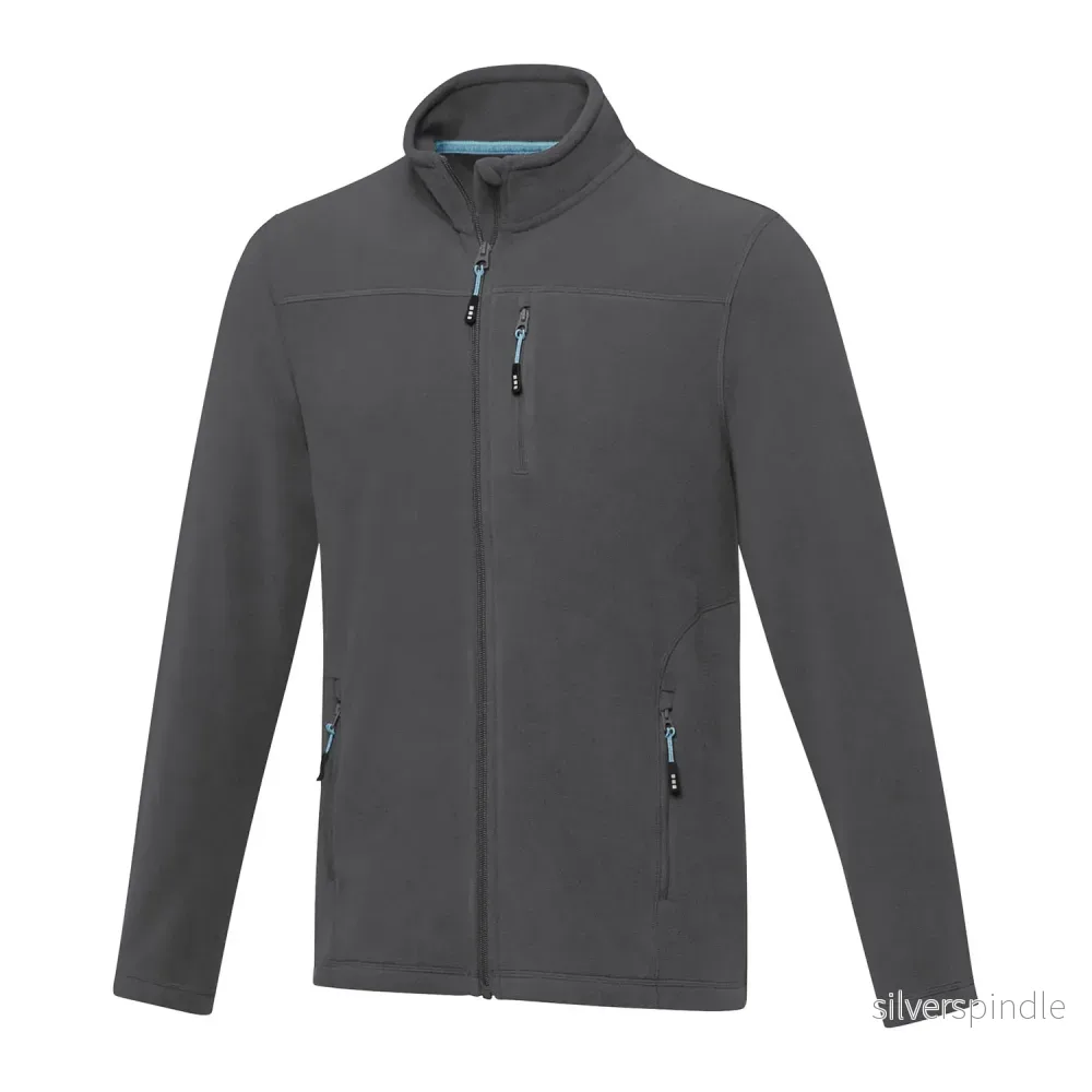 Amber herrjacka av återvunnen GRS-fleece med hel dragkedja Amber herrjacka av återvunnen GRS-fleece med hel dragkedja