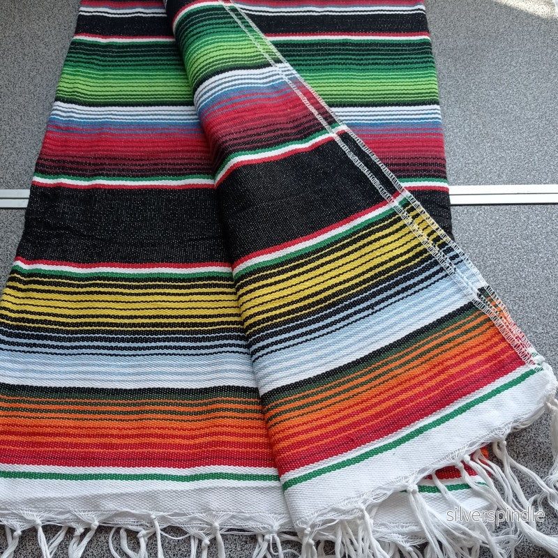 Mexico Filt Flerfärgad Svart 150 x 200 cm