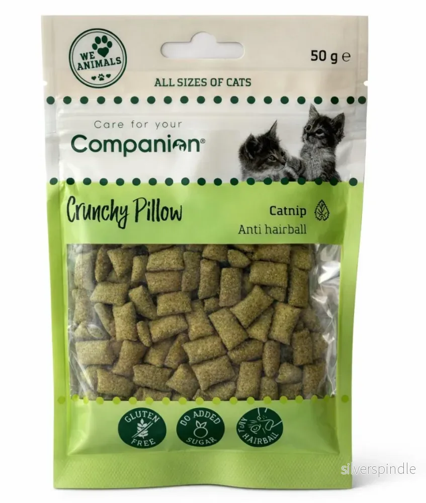 Companion cat crunchy pillow, mot hårbollar 50g