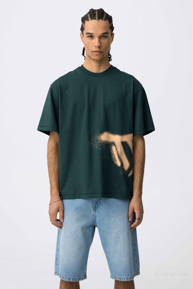 EDDIE GREEN BOXY FIT T-SHIRT - Bild 2