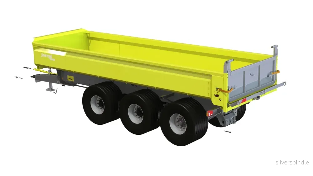 MQ75 Schakt entrepenör L7500 H800 B2550 14,6kbm 650/50x22,5 - Bild 3