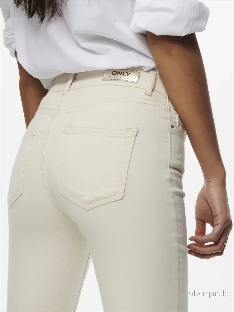 BLUSH FLARED JEANS ECRU - Bild 2