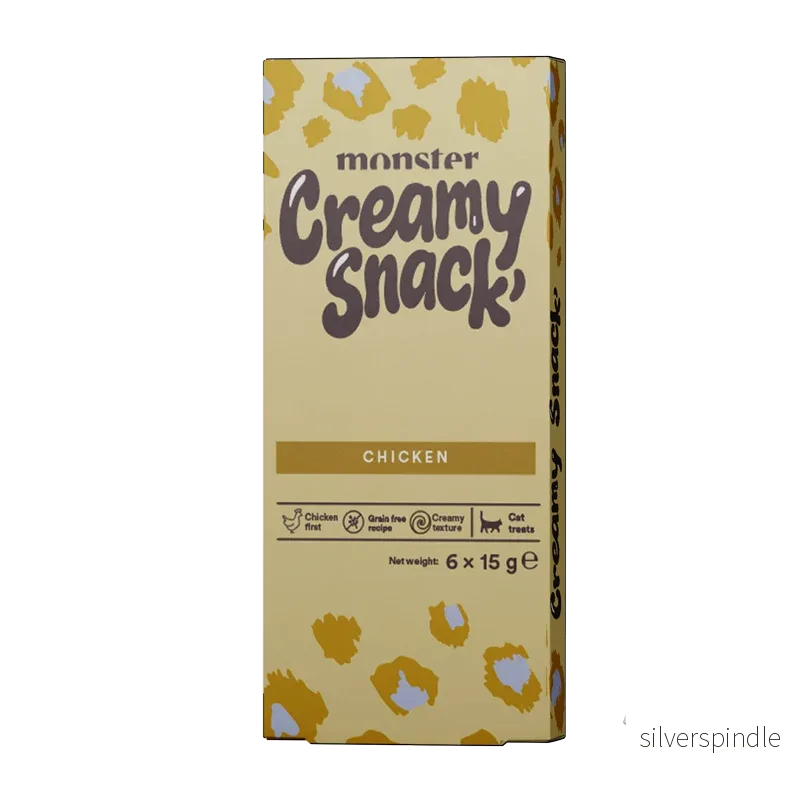 Monster Cat Creamy Snack Single Chicken 6×15 g Monster Cat Creamy Snack Single Chicken 6×15 g