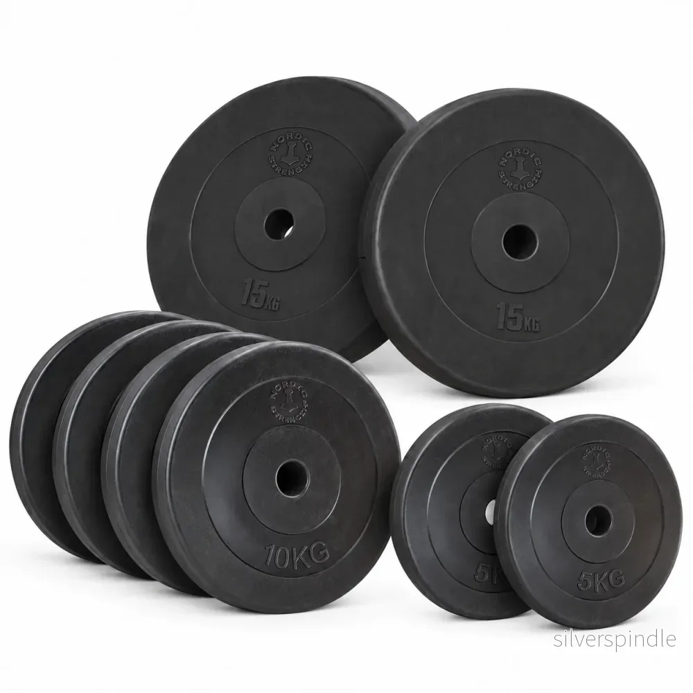 Viktskivspaket 80 kg i hårdplast | 30 mm - Bild 2