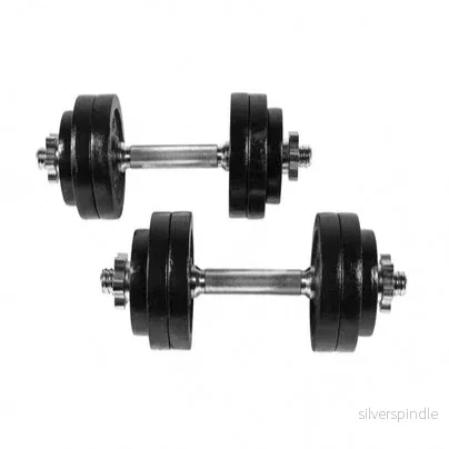 Justerbart hantelset med 2 x 15 kg i järn - Bild 2