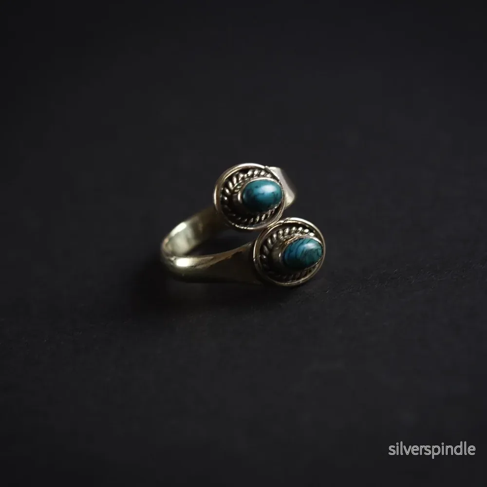 Spiralring med Turkos - Bild 2