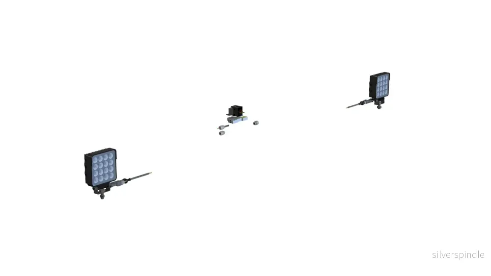 Backljus Ledljus 2 arm.tippled magnetöga Backljus Ledljus 2 arm.tippled magnetöga