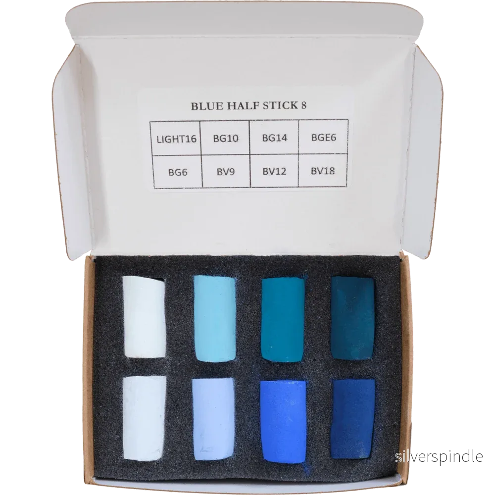 Miniset pasteller – Blå toner Miniset pasteller – Blå toner