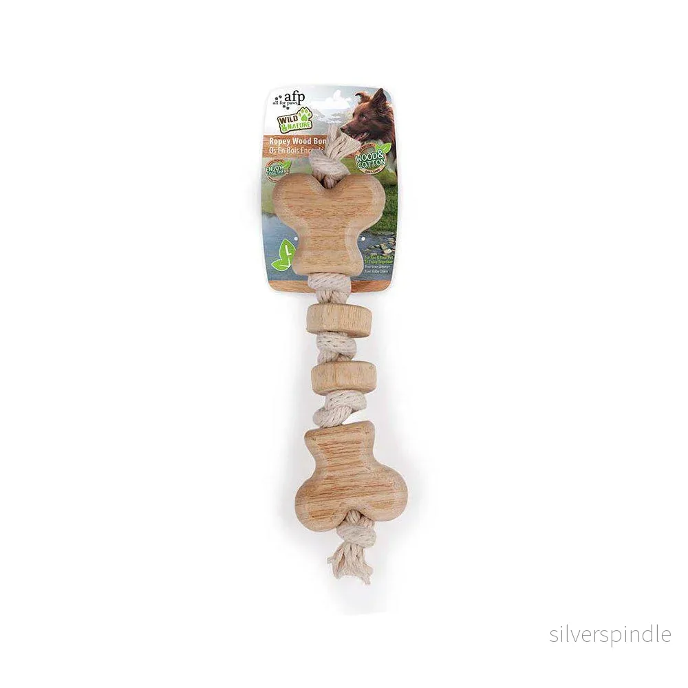 Hundleksak Wild & Nature Ropey Wood Bone L 37cm Hundleksak Wild & Nature Ropey Wood Bone L 37cm