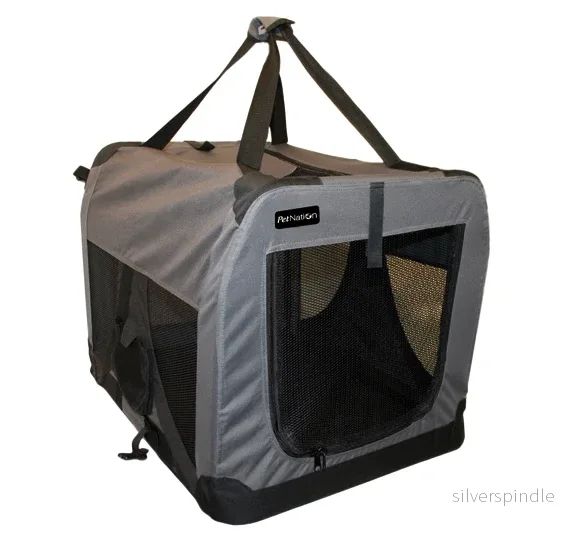 Nylonbur de luxe, L, 70x52x52 cm ihopfällbar
