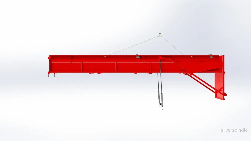 Kassett Fältflak MQ95 3axlad L9500 H1000 55kbm - Bild 2