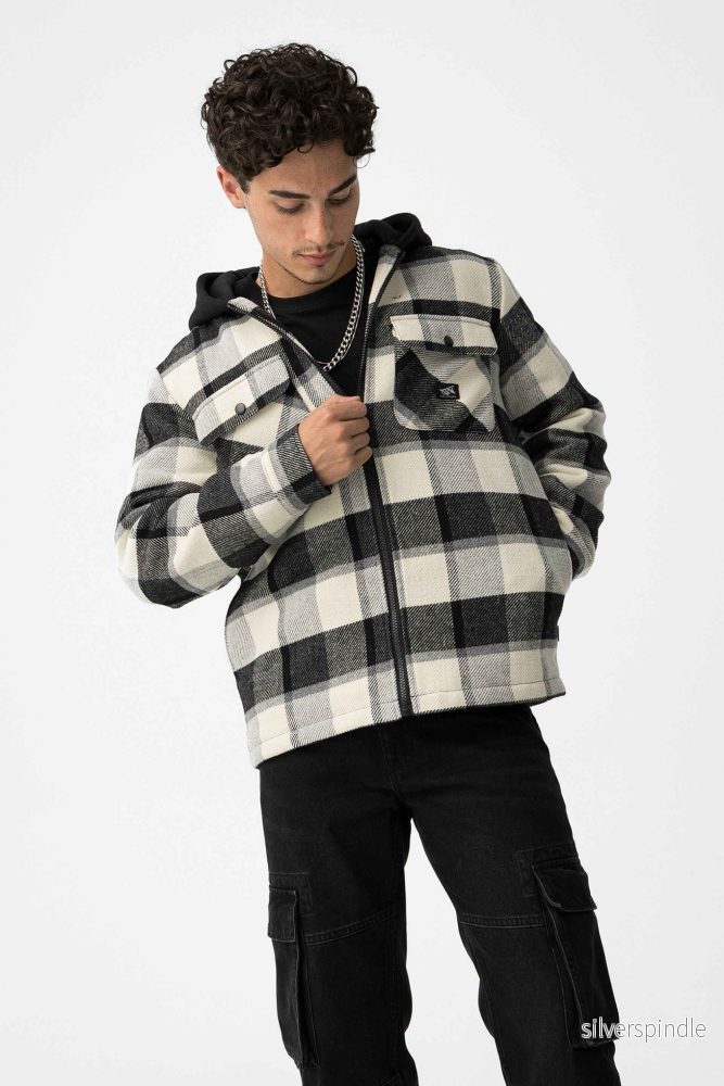 RHESUS HOODED SHIRT JACKET RHESUS HOODED SHIRT JACKET