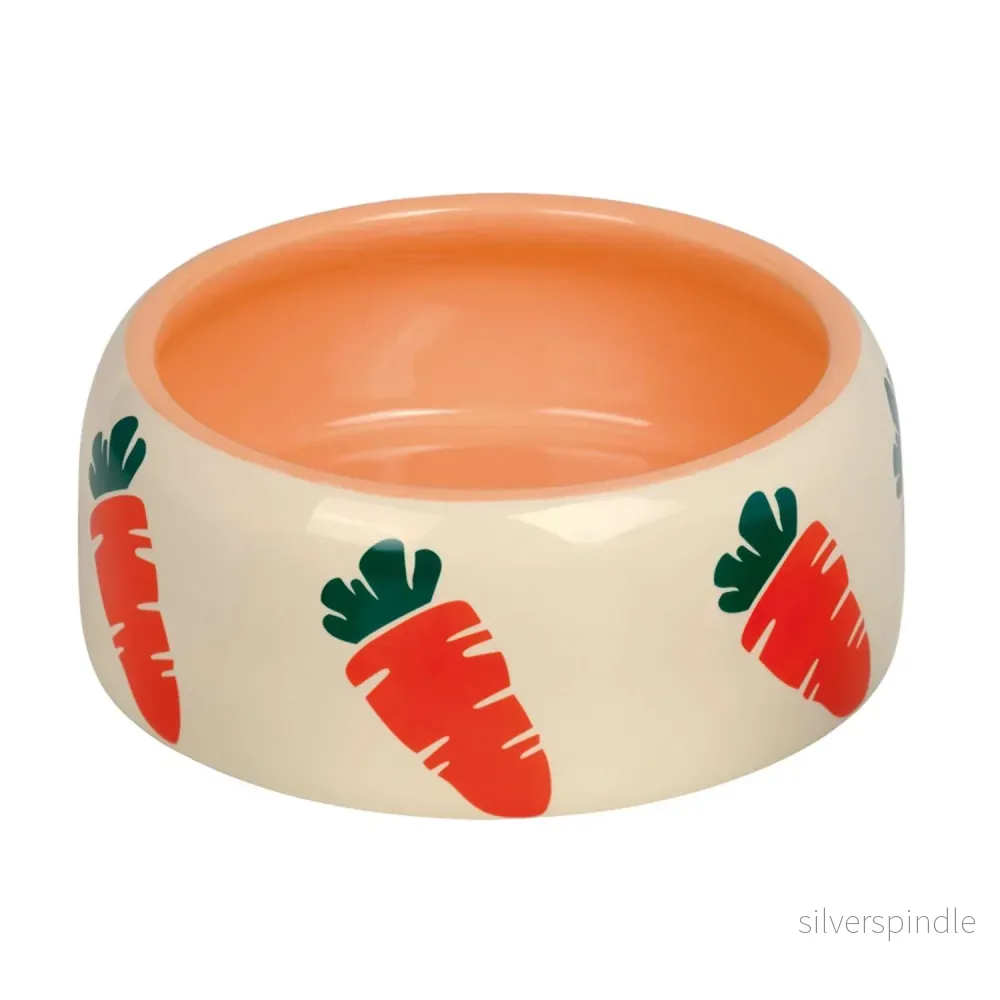 Keramikskål ”Carrot”, beige-orange